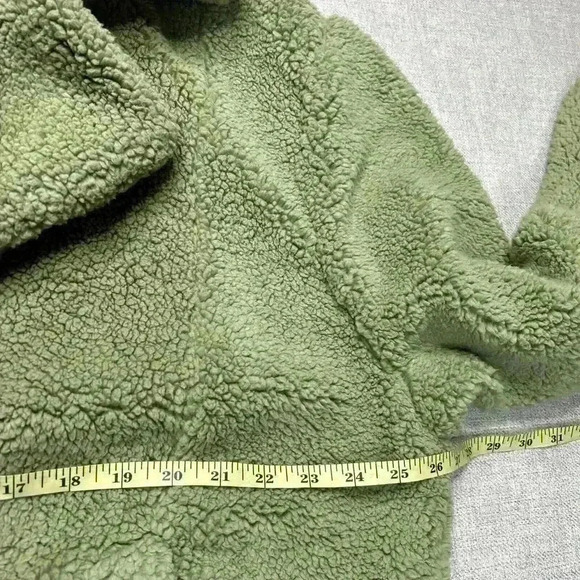 Free People Jacket Joplin Teddy Sweet Pistachio Sz XL Green NWT $198 - Picture 4 of 10